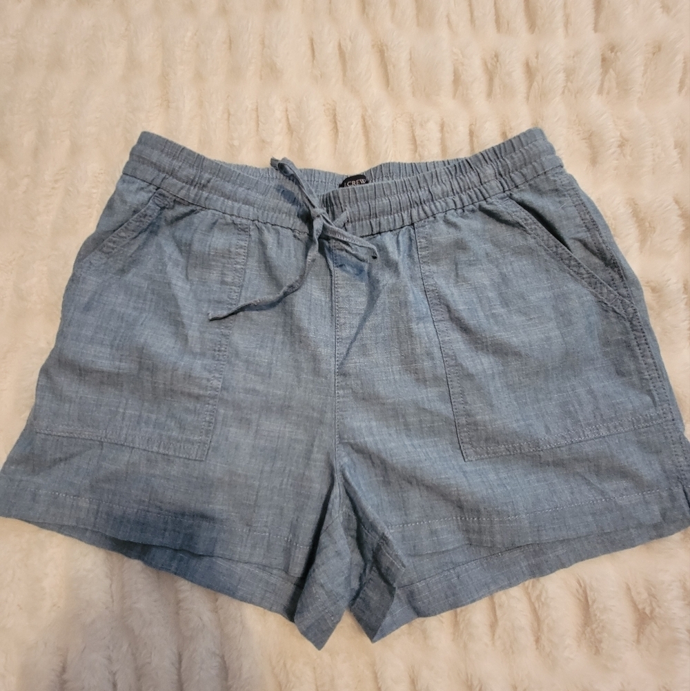 J. Crew Light Blue Drawstring Shorts